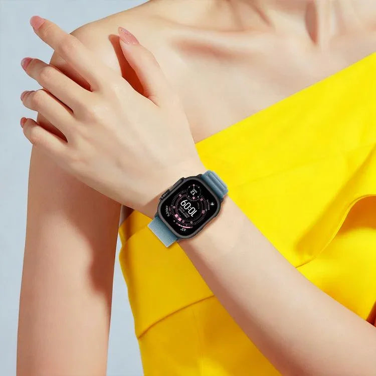 xDfind Aline 尼龍環錶帶，適用於 Apple Watch 46mm / 49mm / 45mm / 44mm，適用於 Apple Watch 42mm / 41mm / 40mm / 38mm