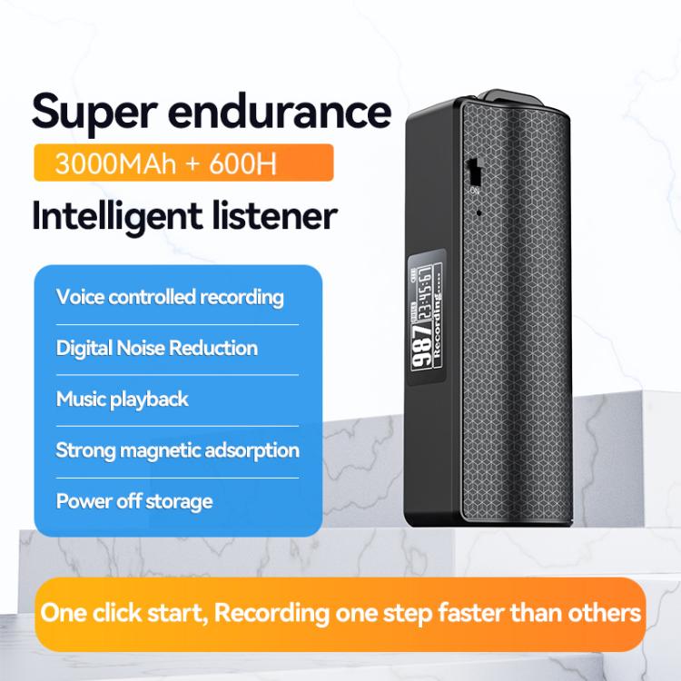 JNN Q70P OLED 顯示磁吸降噪錄音筆 支援 APP 控制，8GB，16GB，32GB，64GB，128GB