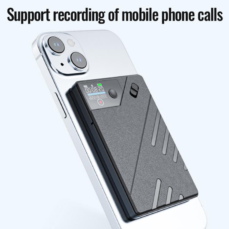 JNN A5 OLED顯示智能AI磁性錄音筆 支援APP控制，8GB、16GB、32GB、64GB、128GB