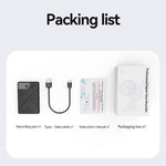 JNN A5 OLED顯示智能AI磁性錄音筆 支援APP控制，8GB、16GB、32GB、64GB、128GB