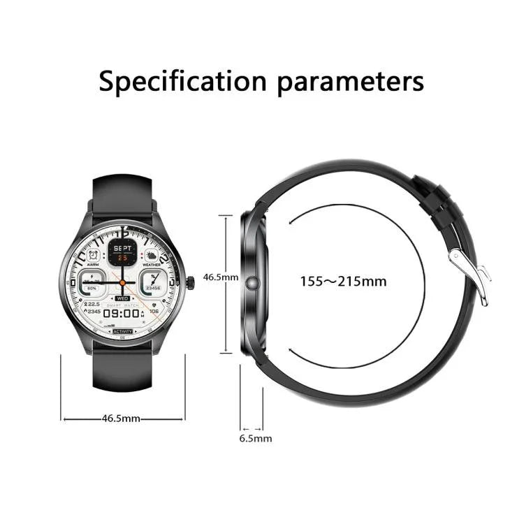 H77 1.43 吋 AMOLED 螢幕健康與健身智慧手錶，IP67 防水，支援藍牙通話