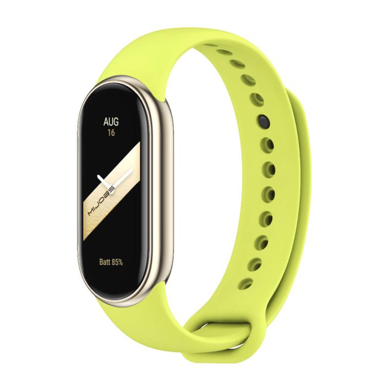 xDfind Metal Buckle Solid Color Silicone Watch Band, For Xiaomi Smart Band 10 / 9 / 8