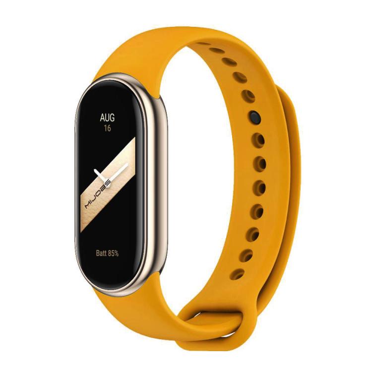 xDfind Metal Buckle Solid Color Silicone Watch Band, For Xiaomi Smart Band 10 / 9 / 8