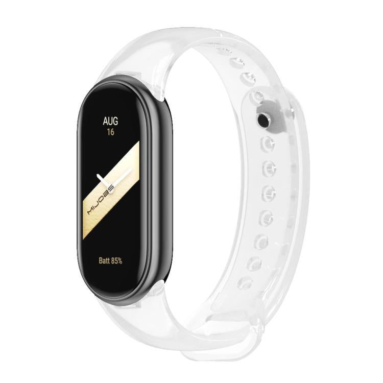xDfind Metal Buckle Solid Color Silicone Watch Band, For Xiaomi Smart Band 10 / 9 / 8
