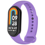 xDfind Metal Buckle Solid Color Silicone Watch Band, For Xiaomi Smart Band 10 / 9 / 8