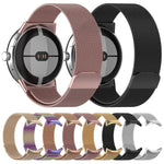 xDfind 米蘭尼斯金屬磁吸錶帶，適用於 Google Pixel Watch 4 / Watch 3 45mm，適用於 Google Pixel Watch 4 / 3 / 2 / 1 41mm