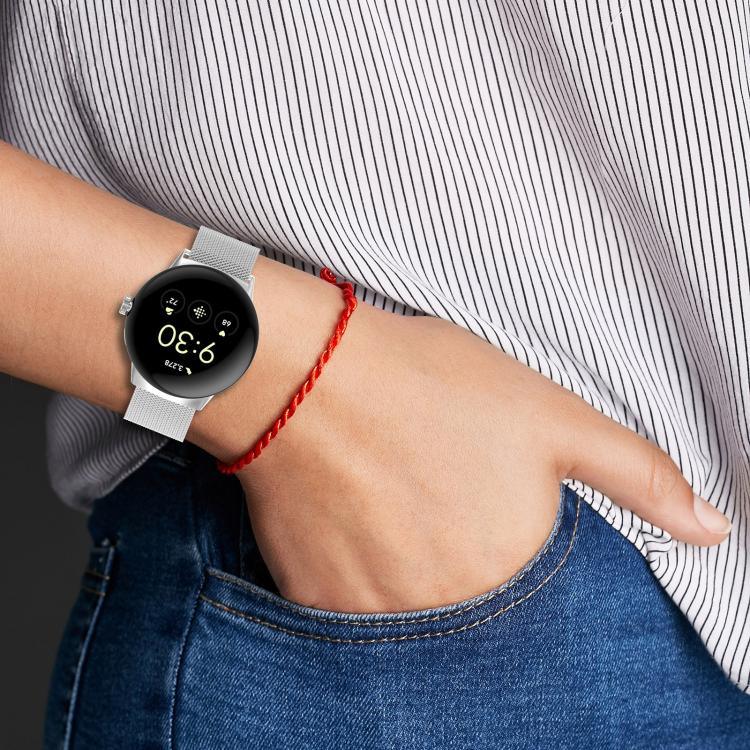 xDfind 米蘭尼斯金屬磁吸錶帶，適用於 Google Pixel Watch 4 / Watch 3 45mm，適用於 Google Pixel Watch 4 / 3 / 2 / 1 41mm