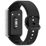 xDfind 純色彩色扣矽膠錶帶，適用於 Samsung Galaxy Fit3 SM-R390