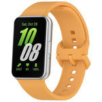 xDfind 純色彩色扣矽膠錶帶，適用於 Samsung Galaxy Fit3 SM-R390