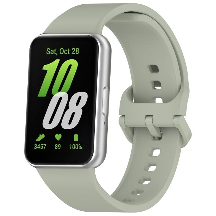 xDfind 純色彩色扣矽膠錶帶，適用於 Samsung Galaxy Fit3 SM-R390