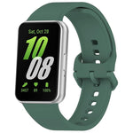 xDfind 純色彩色扣矽膠錶帶，適用於 Samsung Galaxy Fit3 SM-R390