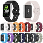 xDfind 純色彩色扣矽膠錶帶，適用於 Samsung Galaxy Fit3 SM-R390