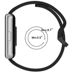 xDfind 純色彩色扣矽膠錶帶，適用於 Samsung Galaxy Fit3 SM-R390