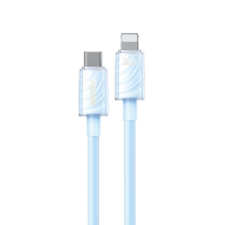 WK WDC-73 PD30W Type-C 轉 8 Pin 快充數據線，長度：1.2m，WDC-73
