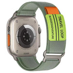 xDfind 雙節金屬扣環尼龍編織錶帶，適用於 Apple Watch 46mm / 49mm / 45mm / 44mm，適用於 Apple Watch 42mm / 41mm / 40mm / 38mm