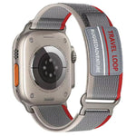 xDfind 雙節金屬扣環尼龍編織錶帶，適用於 Apple Watch 46mm / 49mm / 45mm / 44mm，適用於 Apple Watch 42mm / 41mm / 40mm / 38mm