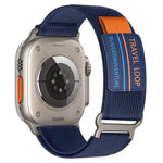 xDfind 雙節金屬扣環尼龍編織錶帶，適用於 Apple Watch 46mm / 49mm / 45mm / 44mm，適用於 Apple Watch 42mm / 41mm / 40mm / 38mm