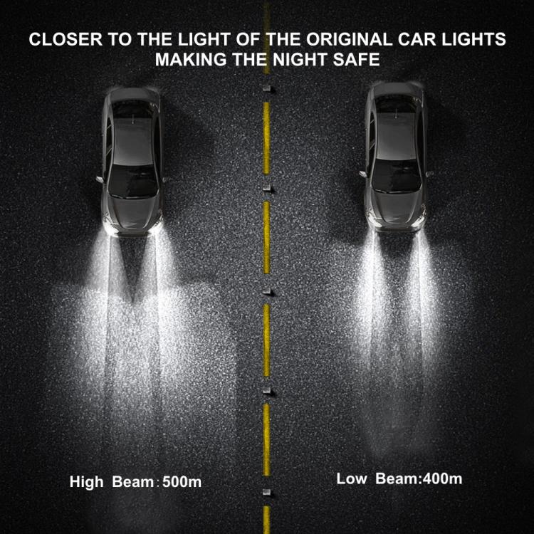 2pcs 25W 2500lm 6000K Car LED Headlight Bulb, 9004, 9005, 9006, 9007, H1, H4, H7, H11