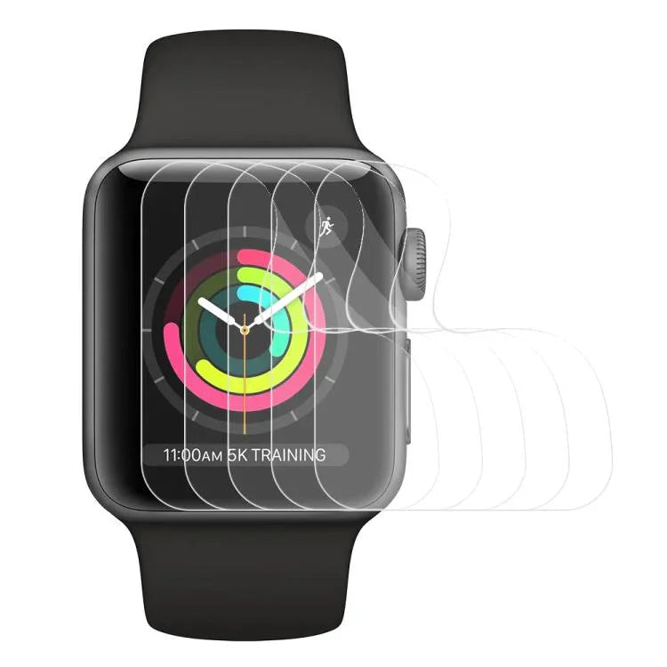 5片裝 xDfind 軟性水凝膜全覆蓋前置保護貼，適用於 Apple Watch 系列 6&SE&5&4 44mm，適用於 Apple Watch 系列 6&SE&5&4 40mm，適用於 Apple Watch 系列 11 / 10 46mm，適用於 Apple Watch Ultra 3 / 2 / 1 49mm，適用於 Apple Watch 系列 9 / 8 / 7 45mm