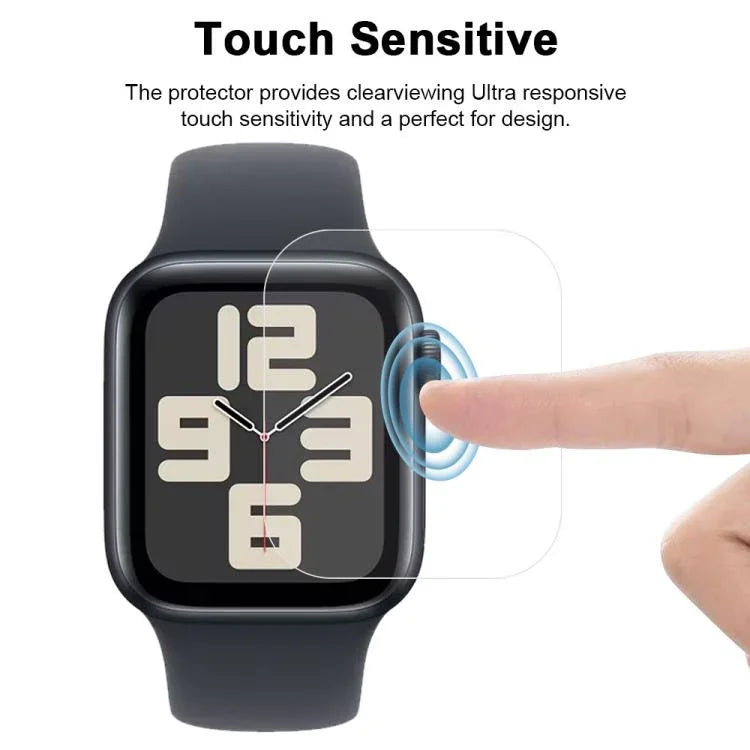 5片裝 xDfind 軟性水凝膜全覆蓋前置保護貼，適用於 Apple Watch 系列 6&SE&5&4 44mm，適用於 Apple Watch 系列 6&SE&5&4 40mm，適用於 Apple Watch 系列 11 / 10 46mm，適用於 Apple Watch Ultra 3 / 2 / 1 49mm，適用於 Apple Watch 系列 9 / 8 / 7 45mm