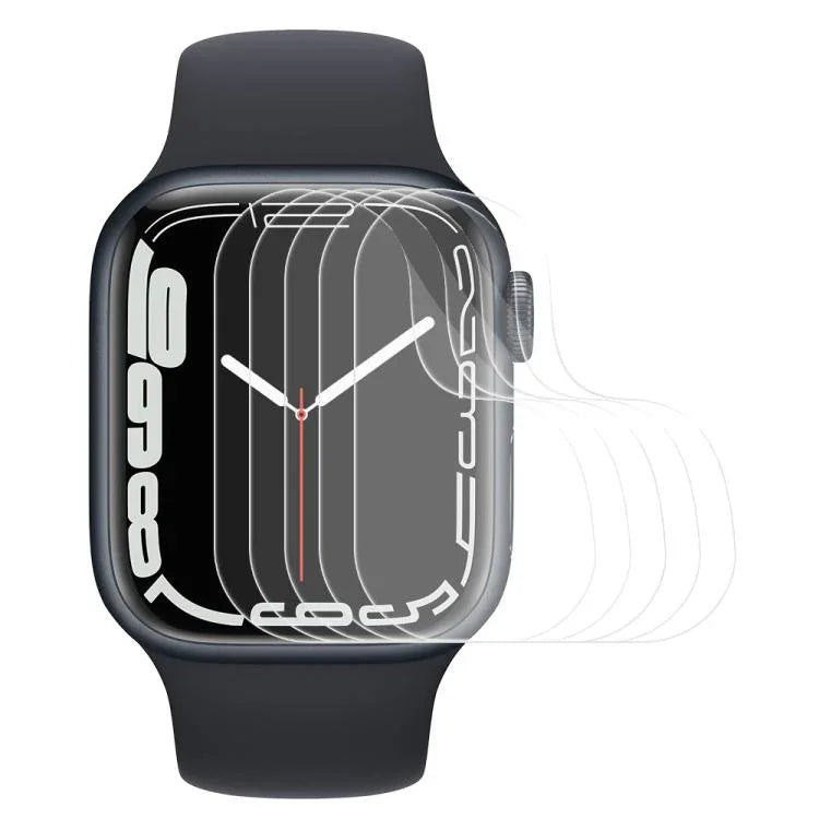 5片裝 xDfind 軟性水凝膜全覆蓋前置保護貼，適用於 Apple Watch 系列 6&SE&5&4 44mm，適用於 Apple Watch 系列 6&SE&5&4 40mm，適用於 Apple Watch 系列 11 / 10 46mm，適用於 Apple Watch Ultra 3 / 2 / 1 49mm，適用於 Apple Watch 系列 9 / 8 / 7 45mm