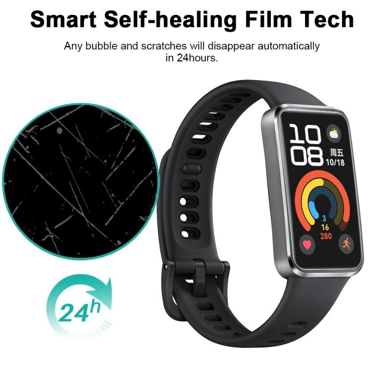 5pcs xDfind Soft Hydrogel Film Full Cover Front Protector, For Huawei Band 10 NFC, For Huawei Band 10, For Huawei Watch Fit 3, For Huawei Band 9 NFC, For Huawei Band 9, For Huawei Band 8, For Huawei Band 8 NFC