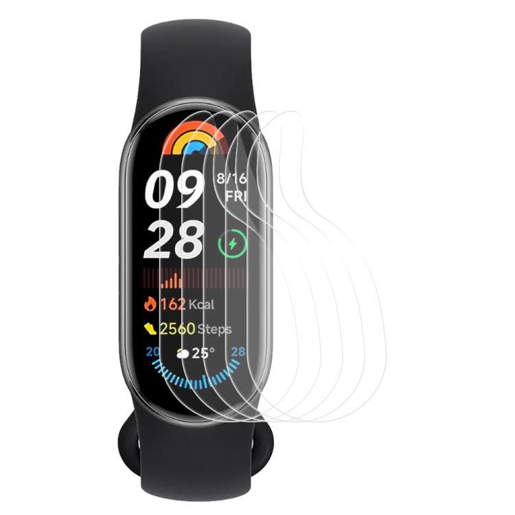 5pcs xDfind Soft Hydrogel Film Full Cover Front Protector, For Xiaomi Smart Band 10, For Xiaomi Redmi Watch 5, For Xiaomi Smart Band 9 Pro, For Xiaomi Redmi Watch 5 Lite, For Xiaomi Redmi Watch 5 Active, For Xiaomi Smart Band 9 NFC                     ...