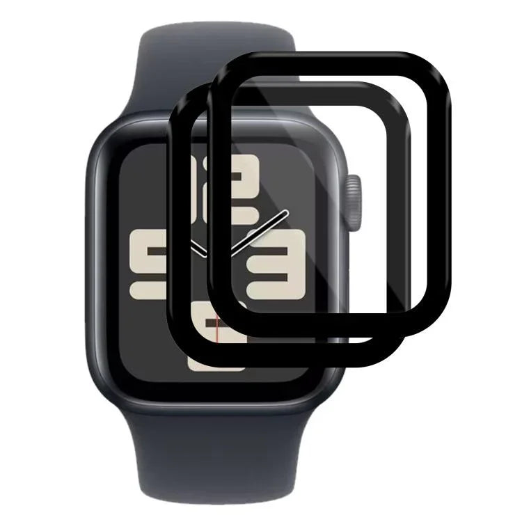 2片裝 xDfind 曲面 3D 複合材質軟膜螢幕保護貼，適用於 Apple Watch 系列 6&SE&5&4 44mm，適用於 Apple Watch 系列 6&SE&5&4 40mm，適用於 Apple Watch 系列 11 / 10 46mm，適用於 Apple Watch Ultra 3 / 2 / 1 49mm
