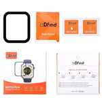 2片裝 xDfind 曲面 3D 複合材質軟膜螢幕保護貼，適用於 Apple Watch 系列 6&SE&5&4 44mm，適用於 Apple Watch 系列 6&SE&5&4 40mm，適用於 Apple Watch 系列 11 / 10 46mm，適用於 Apple Watch Ultra 3 / 2 / 1 49mm