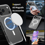 防刮 PC 混合 TPU MagSafe 手機殼，適用於 iPhone 17 Pro Max、iPhone 17 Pro、iPhone 17、iPhone Air