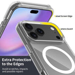 防刮 PC 混合 TPU MagSafe 手機殼，適用於 iPhone 17 Pro Max、iPhone 17 Pro、iPhone 17、iPhone Air