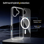 防刮 PC 混合 TPU MagSafe 手機殼，適用於 iPhone 17 Pro Max、iPhone 17 Pro、iPhone 17、iPhone Air