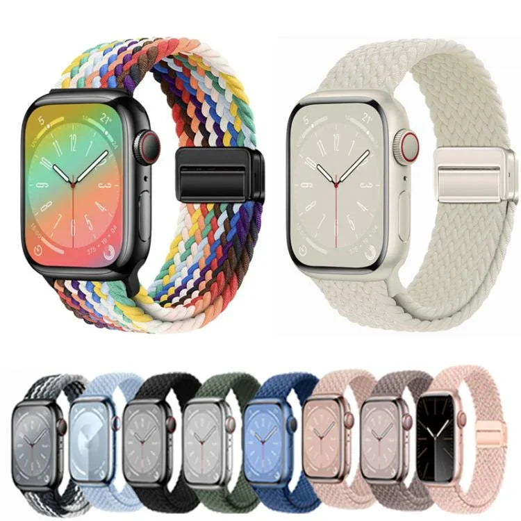 xDfind 磁吸扣環織紋錶帶，適用於 Apple Watch 46mm / 49mm / 45mm / 44mm，適用於 Apple Watch 42mm / 41mm / 40mm / 38mm