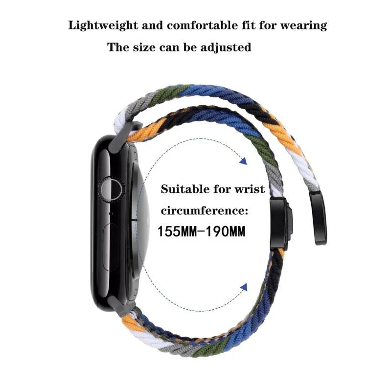 xDfind 磁吸扣環織紋錶帶，適用於 Apple Watch 46mm / 49mm / 45mm / 44mm，適用於 Apple Watch 42mm / 41mm / 40mm / 38mm