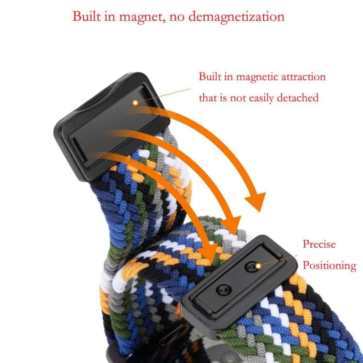 xDfind 磁吸扣環織紋錶帶，適用於 Apple Watch 46mm / 49mm / 45mm / 44mm，適用於 Apple Watch 42mm / 41mm / 40mm / 38mm