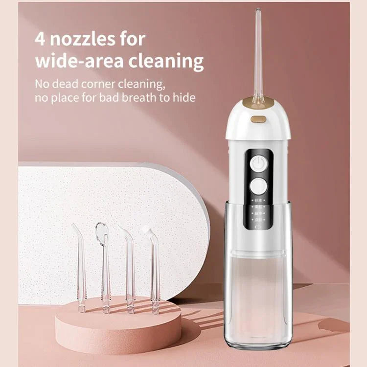 FY-B302 智能口腔牙齒沖洗器 便攜式可伸縮電動水牙線器，200ml 水箱，FY-B302