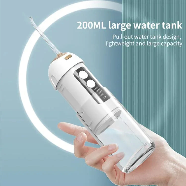 FY-B302 智能口腔牙齒沖洗器 便攜式可伸縮電動水牙線器，200ml 水箱，FY-B302