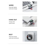 ROCK W26 便攜磁吸無線充電器，適用 Apple Watch Type-C 介面，W26 Type-C 介面