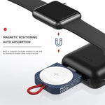 ROCK W26 便攜磁吸無線充電器，適用 Apple Watch Type-C 介面，W26 Type-C 介面