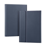 彩色背光藍牙鍵盤皮革平板保護套，適用於 iPad Air 11 2024 / Air 11 2025，適用於 iPad Air 5 / Air 4 10.9