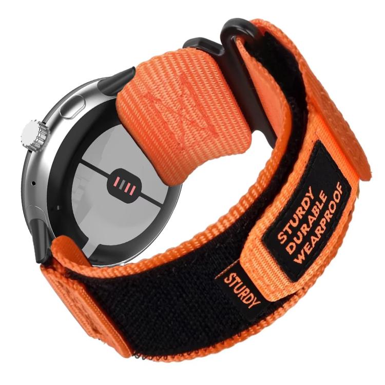 xDfind 快拆尼龍魔鬼氈錶扣錶帶，適用於 Google Pixel Watch 4 / 3 45mm，適用於 Google Pixel Watch 4 / 3 / 2 / 1 41mm
