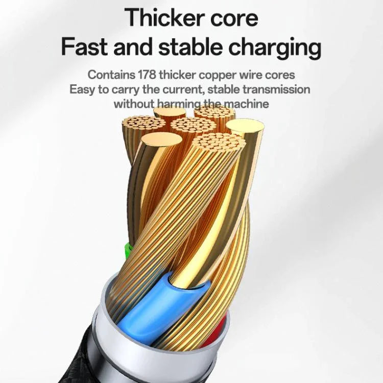 Yesido CA136C 60W USB-C / Type-C 轉 Type-C 及 iWatch 二合一充電線，CA136C