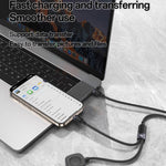 Yesido CA136C 60W USB-C / Type-C 轉 Type-C 及 iWatch 二合一充電線，CA136C