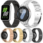 xDfind 三珠金屬錶帶，適用於 Samsung Galaxy Watch Ultra 47mm，適用於 Samsung Galaxy Watch 7 / FE / 6 / 5 / 4，適用於 Samsung Galaxy Fit3