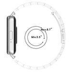 xDfind 三珠金屬錶帶，適用於 Samsung Galaxy Watch Ultra 47mm，適用於 Samsung Galaxy Watch 7 / FE / 6 / 5 / 4，適用於 Samsung Galaxy Fit3