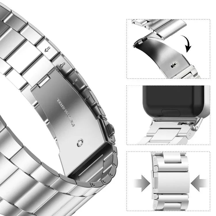 xDfind 三珠金屬錶帶，適用於 Samsung Galaxy Watch Ultra 47mm，適用於 Samsung Galaxy Watch 7 / FE / 6 / 5 / 4，適用於 Samsung Galaxy Fit3