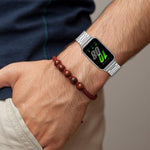 xDfind 三珠金屬錶帶，適用於 Samsung Galaxy Watch Ultra 47mm，適用於 Samsung Galaxy Watch 7 / FE / 6 / 5 / 4，適用於 Samsung Galaxy Fit3