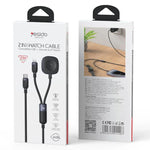 Yesido CA136L 27W USB-C / Type-C 轉 8 Pin 及 iWatch 二合一充電線，CA136L