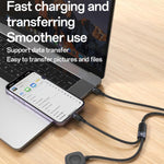 Yesido CA136L 27W USB-C / Type-C 轉 8 Pin 及 iWatch 二合一充電線，CA136L