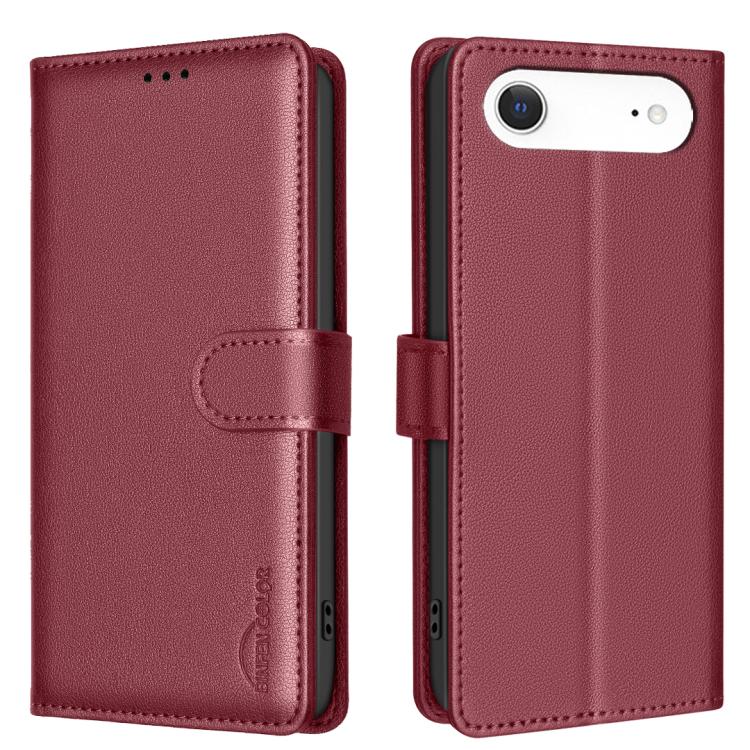 荔枝紋 RFID 防盜皮革手機殼，適用於 iPhone 17 Pro Max、iPhone 17 Pro、iPhone 17、iPhone Air